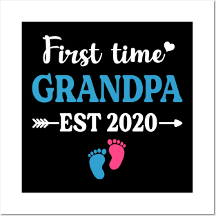 Promoted to Grandpa Est 2020 Posters and Art